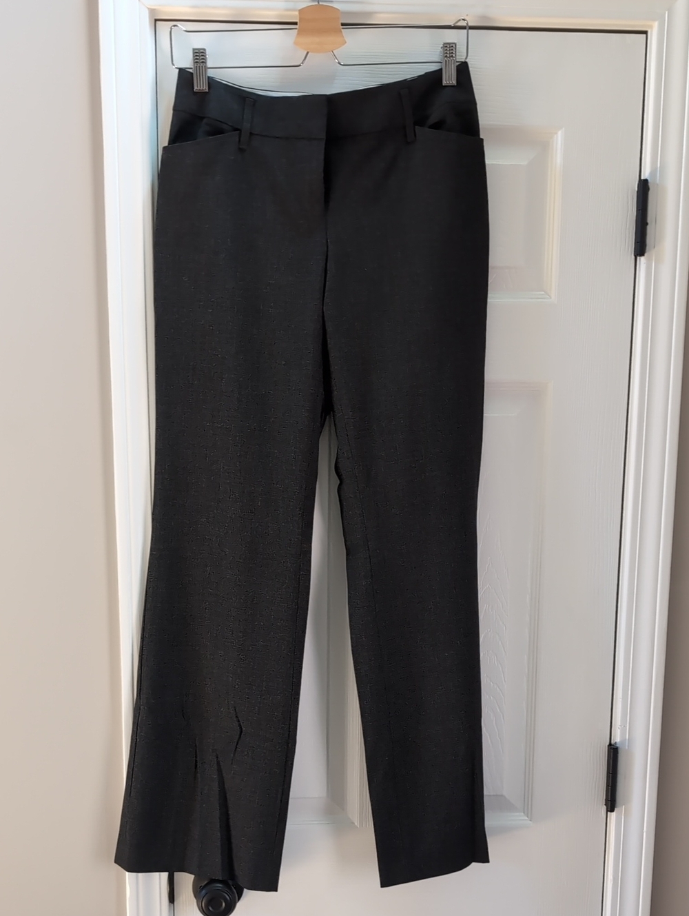 Loft Julie 2 Charcoal Women's Dress Pants - Classic Straight Leg